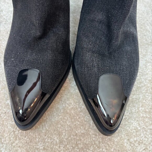 Jessica Simpson Bidemi Wash Effect Cap‎ Toe Over-the-Knee Boots in Gray Size 11M - Picture 9 of 12